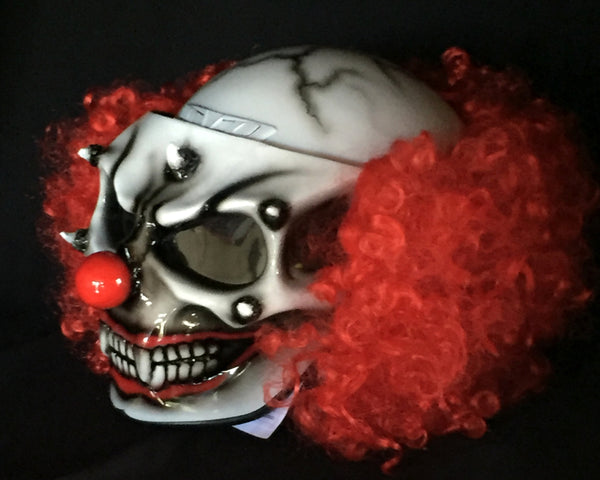 Clown Monster Killer Clown Custom Motorcycle Helmet Crazy 3D Clown Sca –  Custom Airbrush Helmet