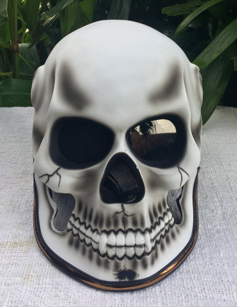 Wearable Pointy White Skull Helmet 