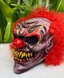 Monster Killer Clown Helmet with Airbrushed Flames Custom Motorcycle Helmet