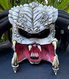 Predator helmet Ghost Rider Alien Custom Motorcycle Helmet with Dreadlocks and Fangs